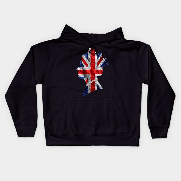 queen elizabeth rip Kids Hoodie by Fashion planet